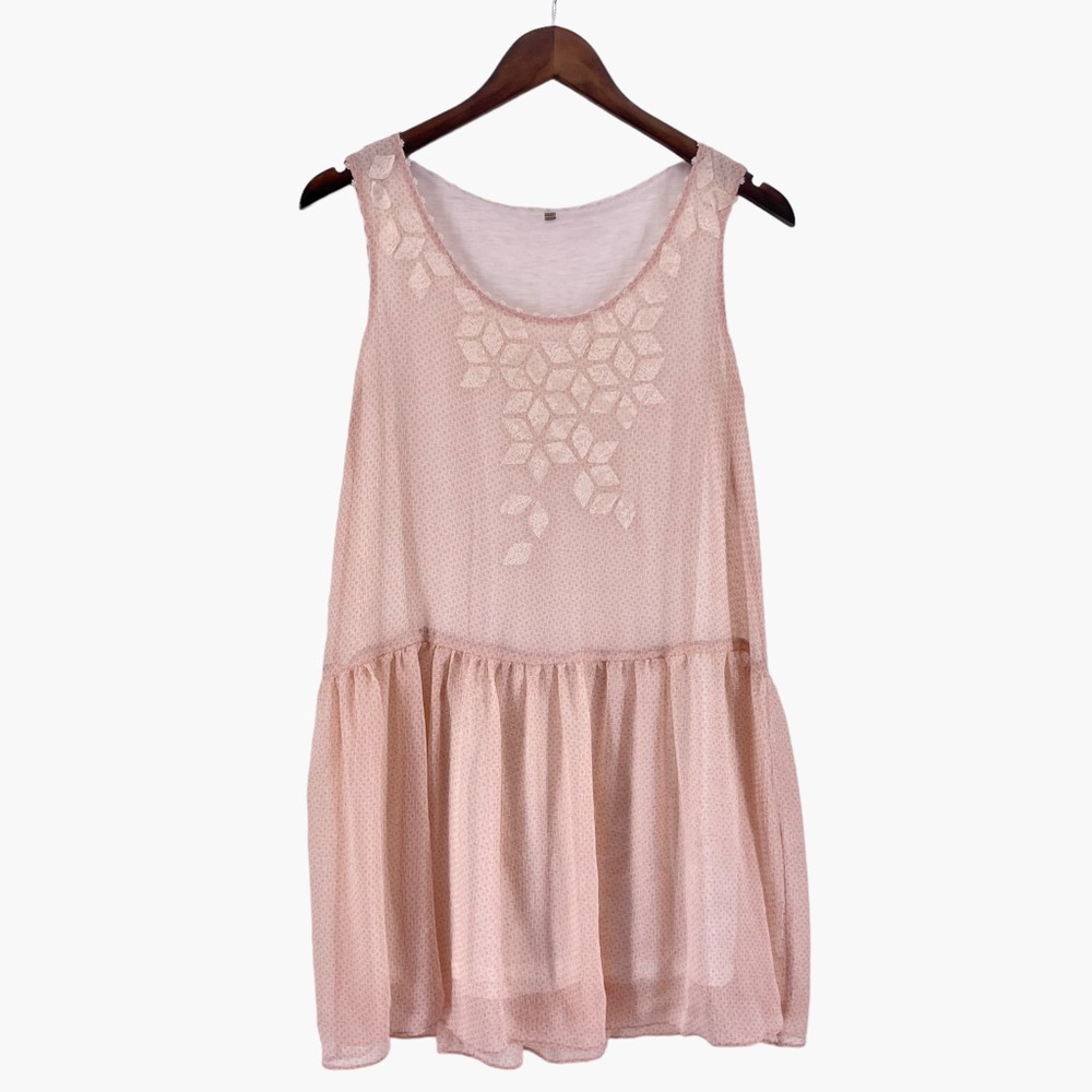 Cop‎ Copine Requiem Robe Pink Drop Waist Dress